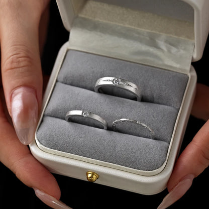 Lover Wedding Engagement Bridal Men`s Rings for Couple