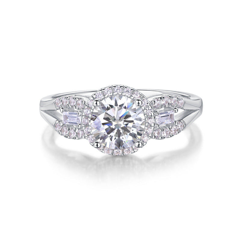 Glamorous Moissanite Cocktail Ring

