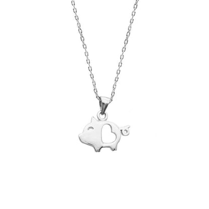 Love Pig Pendant Necklace

