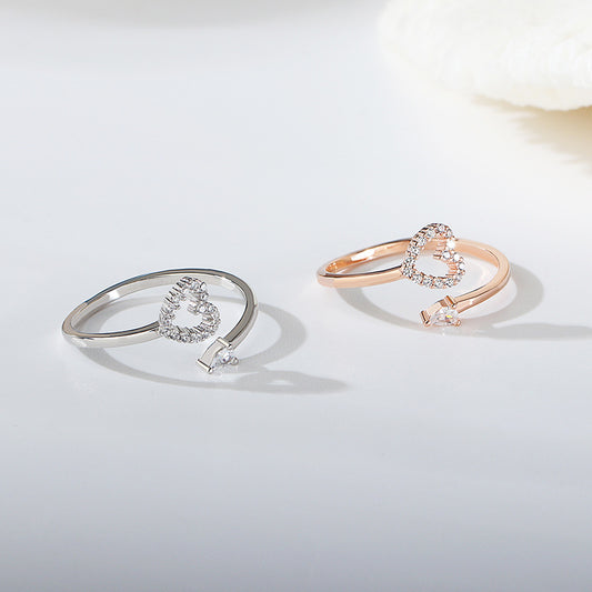 Silver Heart Ring
