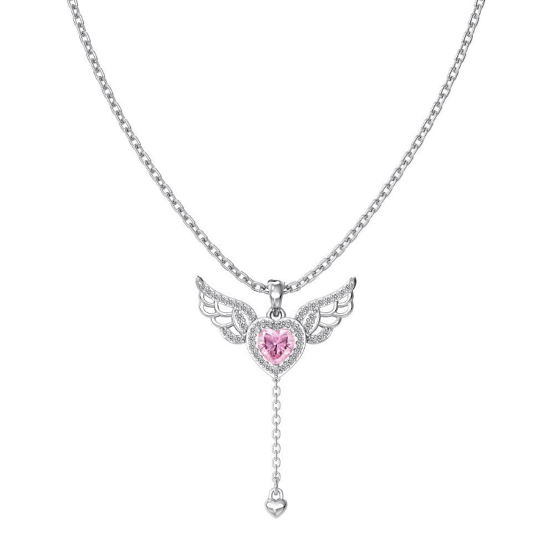 Trendy Wings Love Necklace