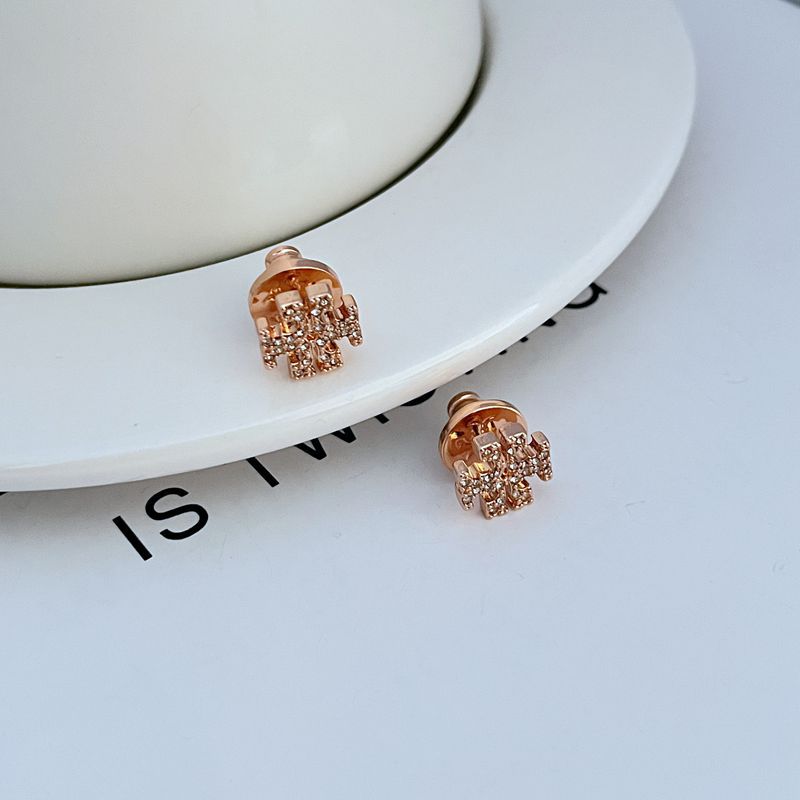 Chic Kira Pave Stud Earrings