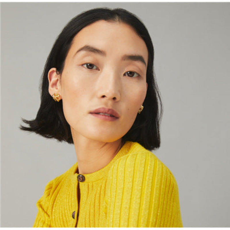 Chic Tory Burch Anagram Earrings

