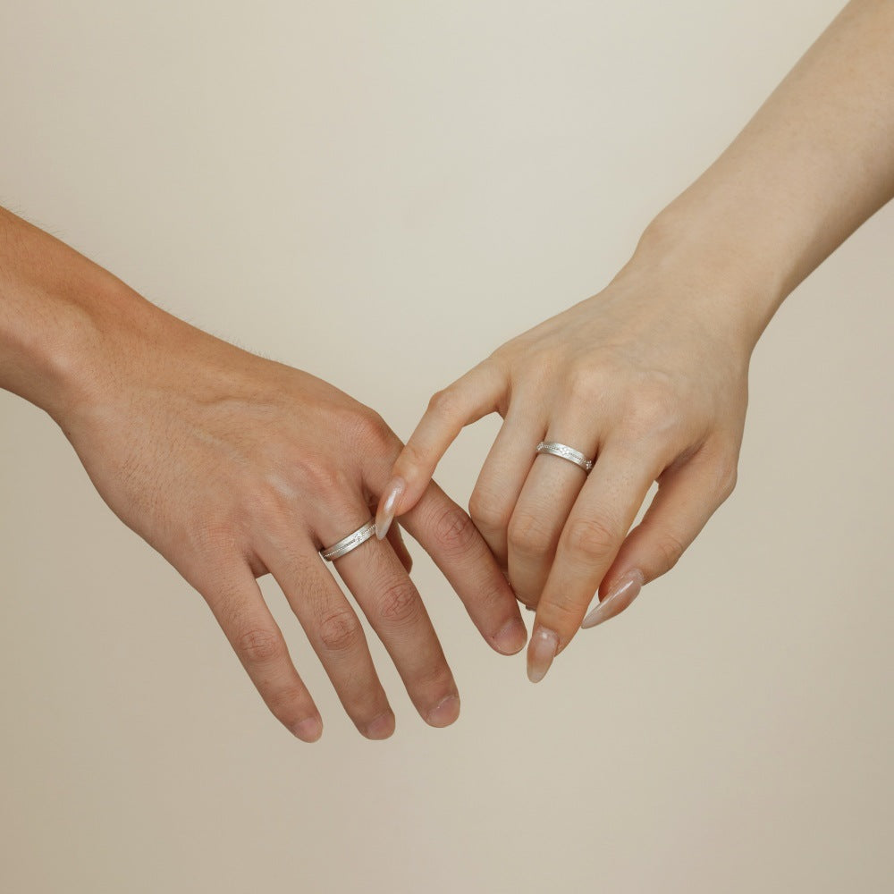 Hypoallergenic Couple Rings