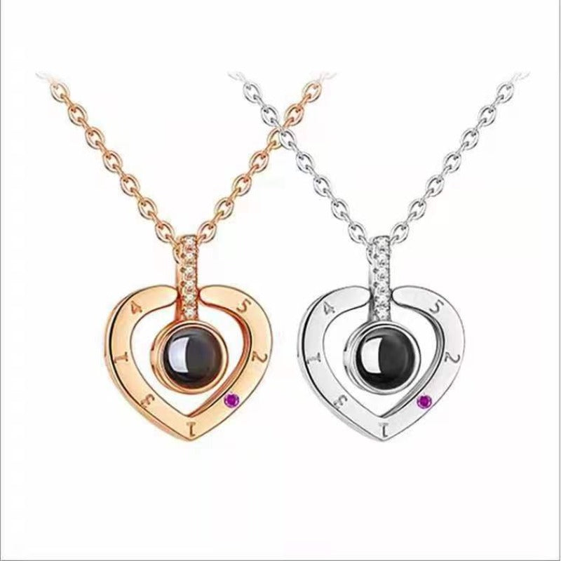 projection pendant necklace for women