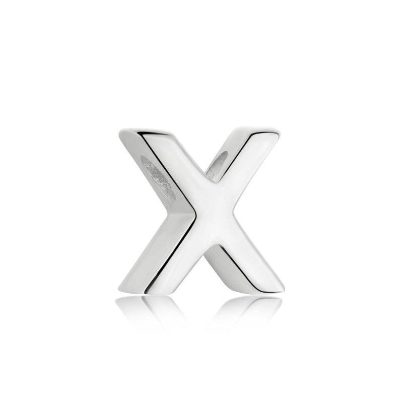 sterling silver alphabet necklace