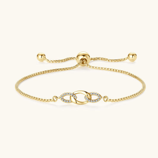 Gold Toned Bolo Bracelet