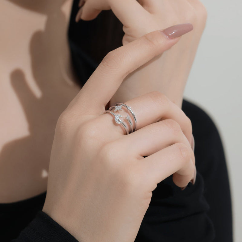 Dainty Celestial Stackable Rings

