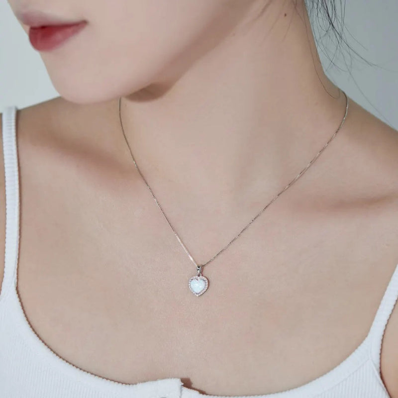 Bold and Beautiful Opal Chain Necklace