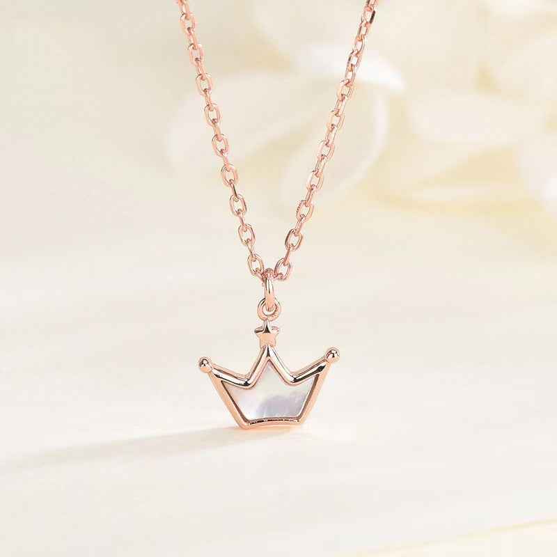 silver crown pendant