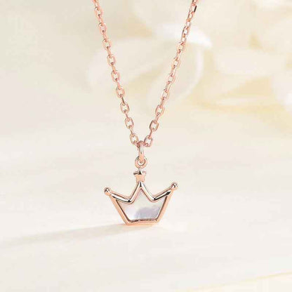 silver crown pendant