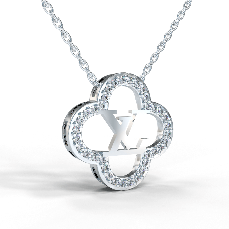 Four-Leaf Clover Pendant Necklace/40% OFF /30Days Return