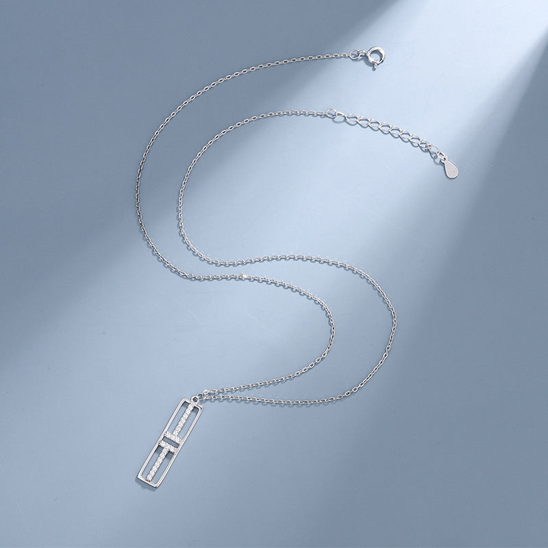 Geometric Gem Necklace
