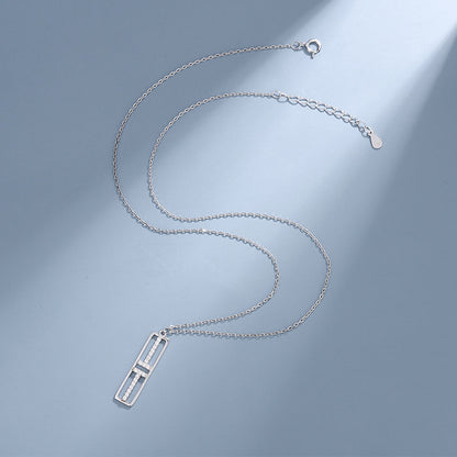 Geometric Gem Necklace
