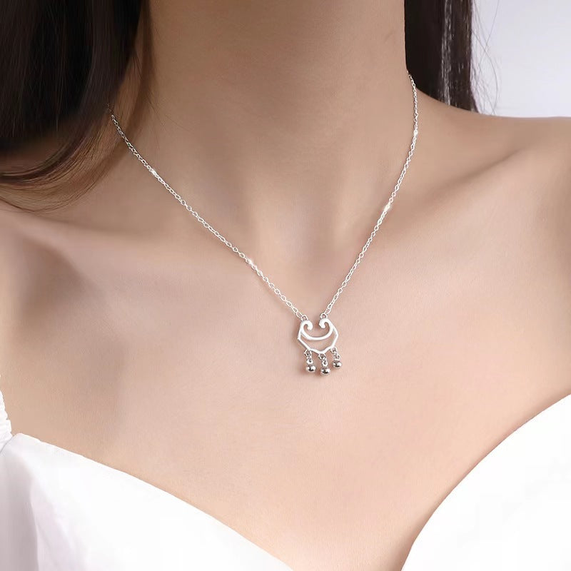 women`s longevity lock necklace
