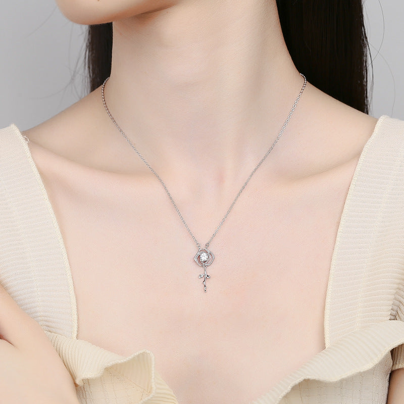 Modern Rose Pendant

