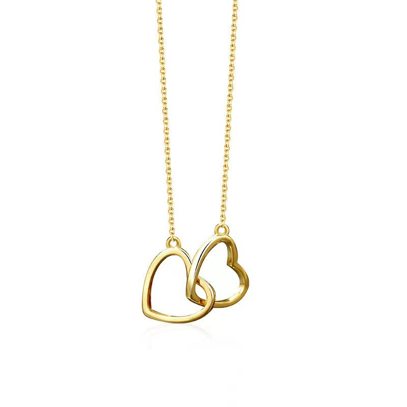 simple love heart necklace