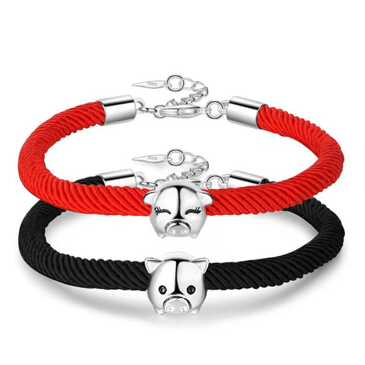 Lucky Piggy Cord Bracelet