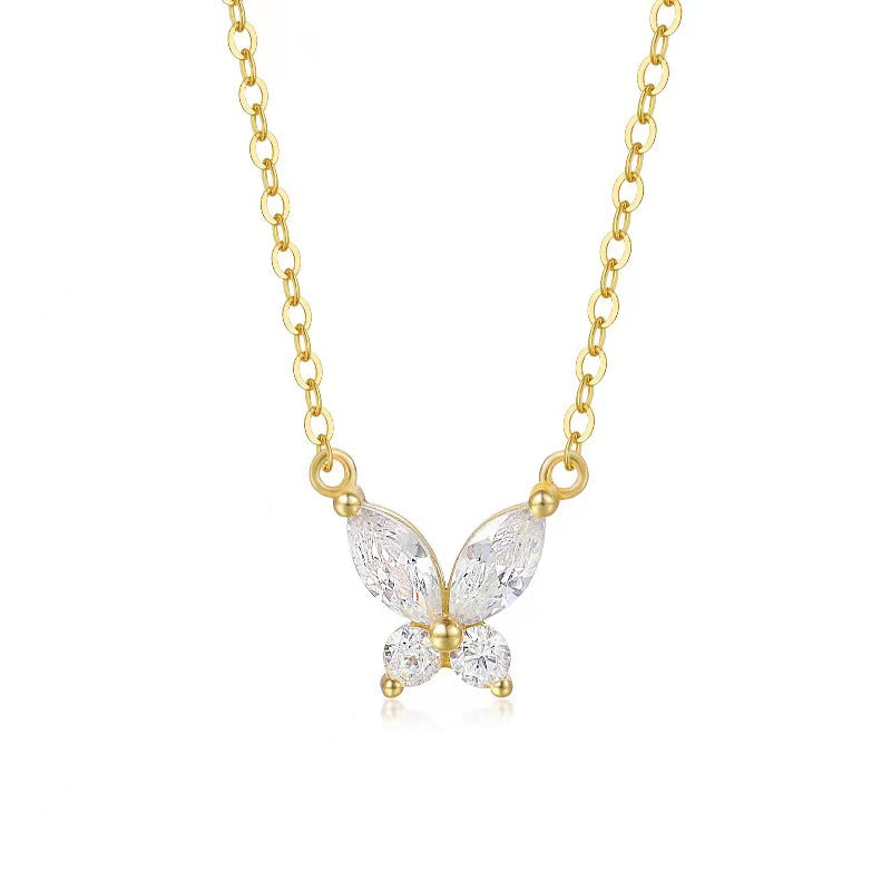 quatrefoil diamond necklace
