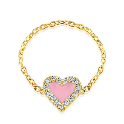 womens gold heart bracelet