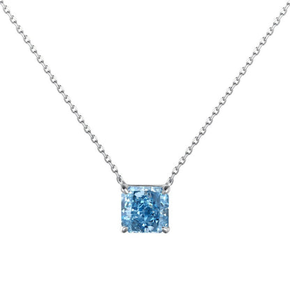 Eye-Catching Square Zirconia Pendant