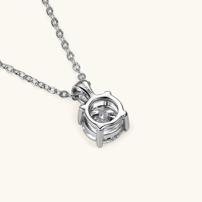 Captivating Moissanite Solitaire Design Necklace

