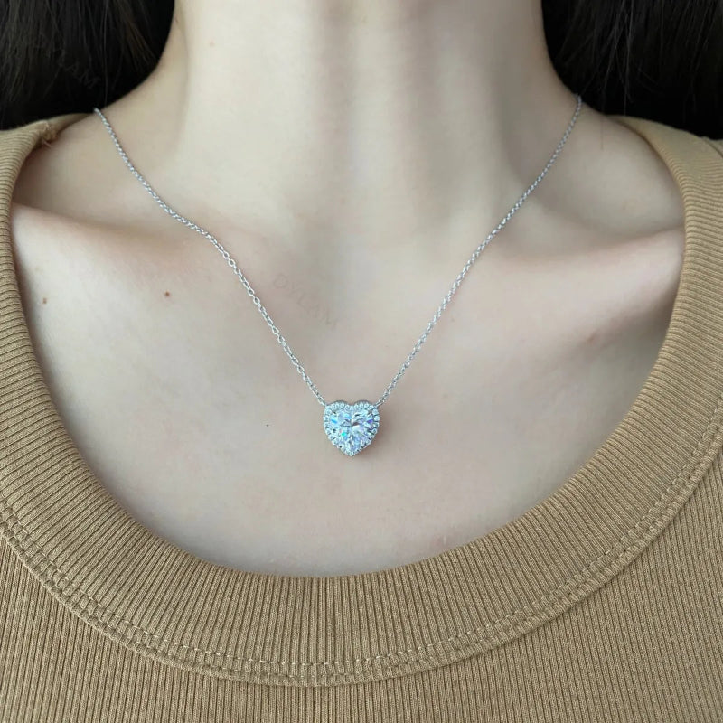 Timeless Clear Stone Heart

