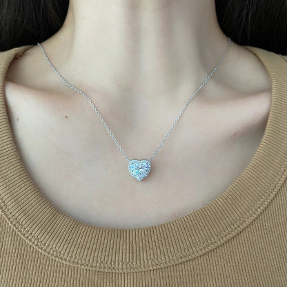Timeless Clear Stone Heart

