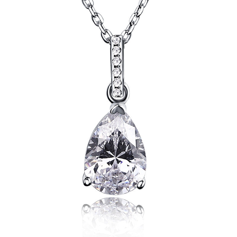 Luxurious Heart CZ Necklace