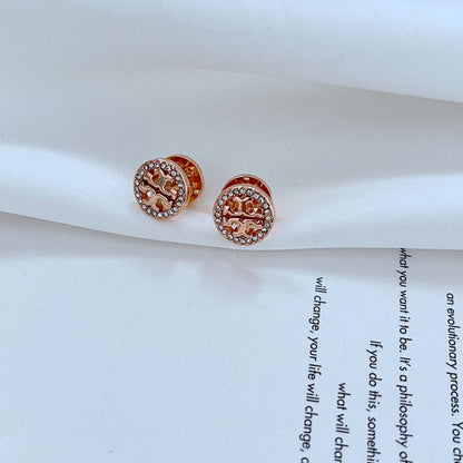 Classic Miller Pave Stud Earrings