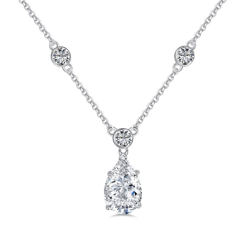 Modern Teardrop Y-Drop Necklace

