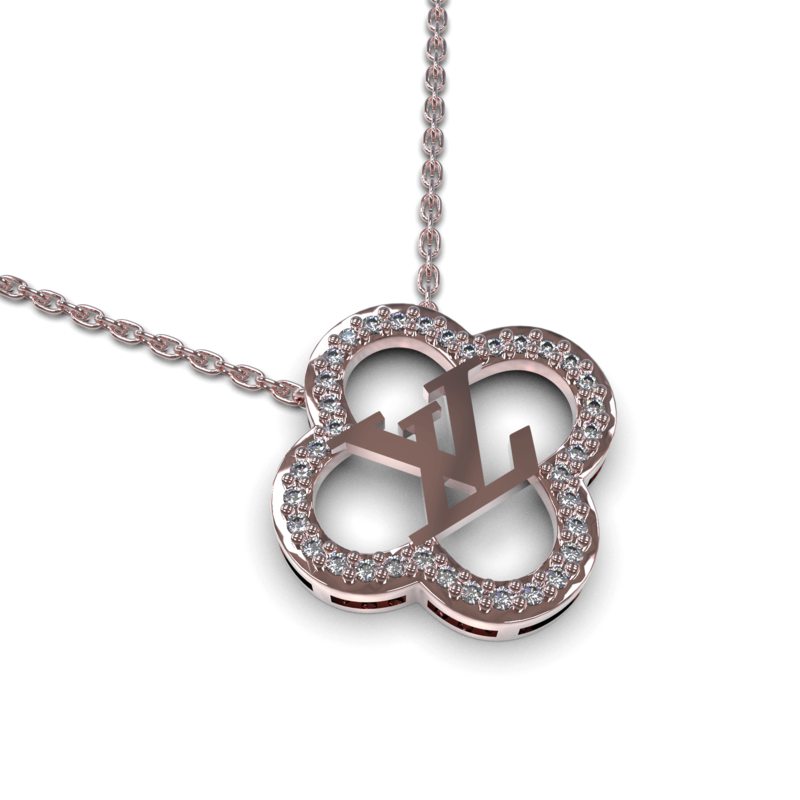 Timeless LV Clover Pendant in Silver