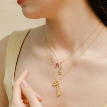 Elegant Silver Mother Necklace

