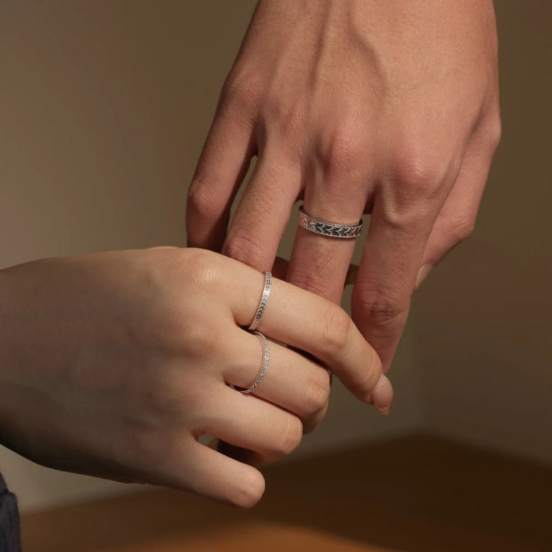 Artisan Engraved Wedding Band

