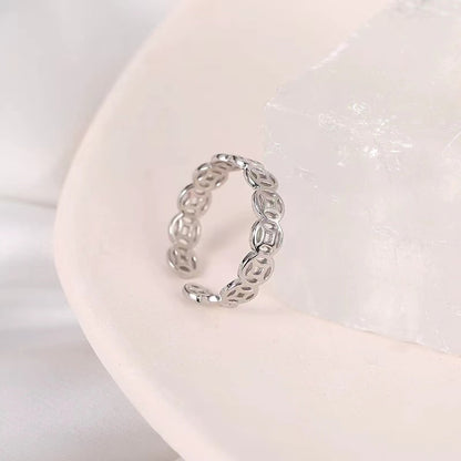 Sterling Silver Lucky Coin Ring

