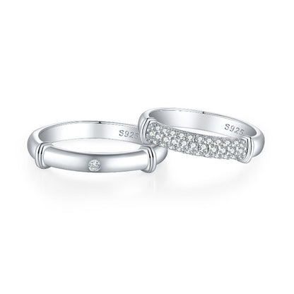 couple rings silver
