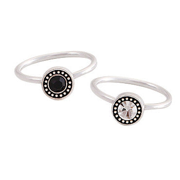 Silver Solitaire Ring