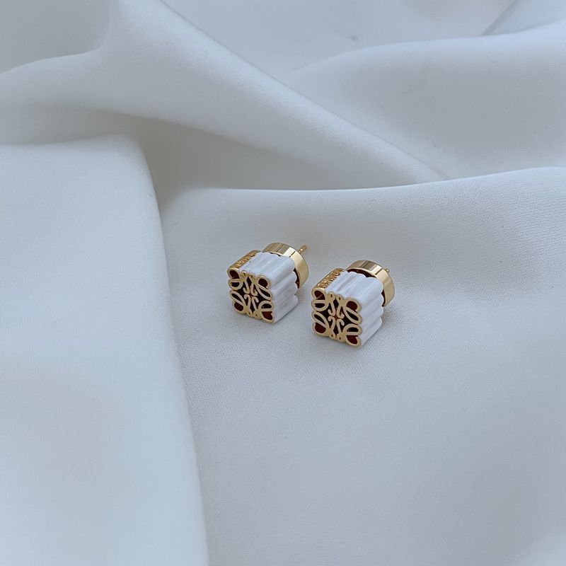 Versatile LOEWE Anagram Enamel Earrings