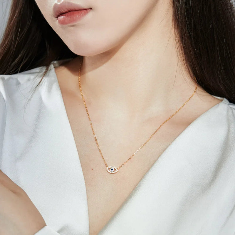 Protective Hamsa Blue Necklace