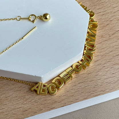 Simple Slider Bead Necklace

