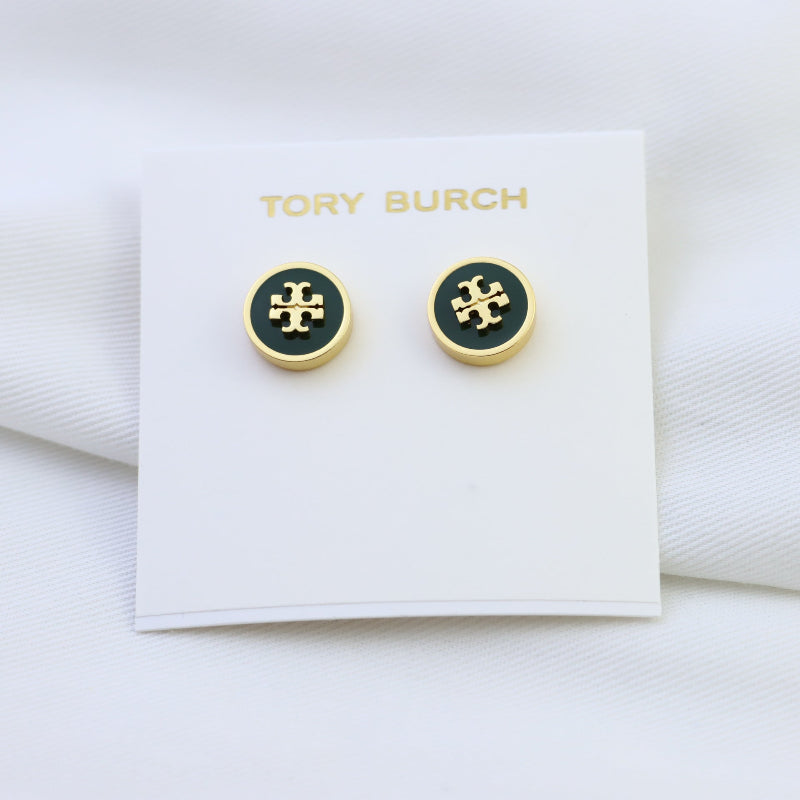 Tory Burch Double-T Logo Studs

