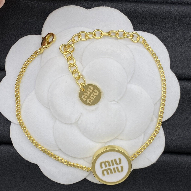 Miu Miu Charm Bracelets with Adjustable Chains
