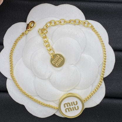 Miu Miu Charm Bracelets with Adjustable Chains

