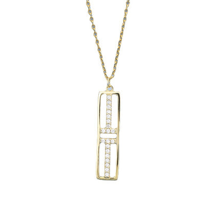 Elegant Rectangular Pendant

