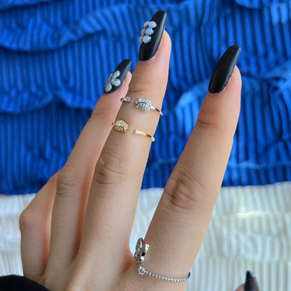 aesthetic butterfly ring