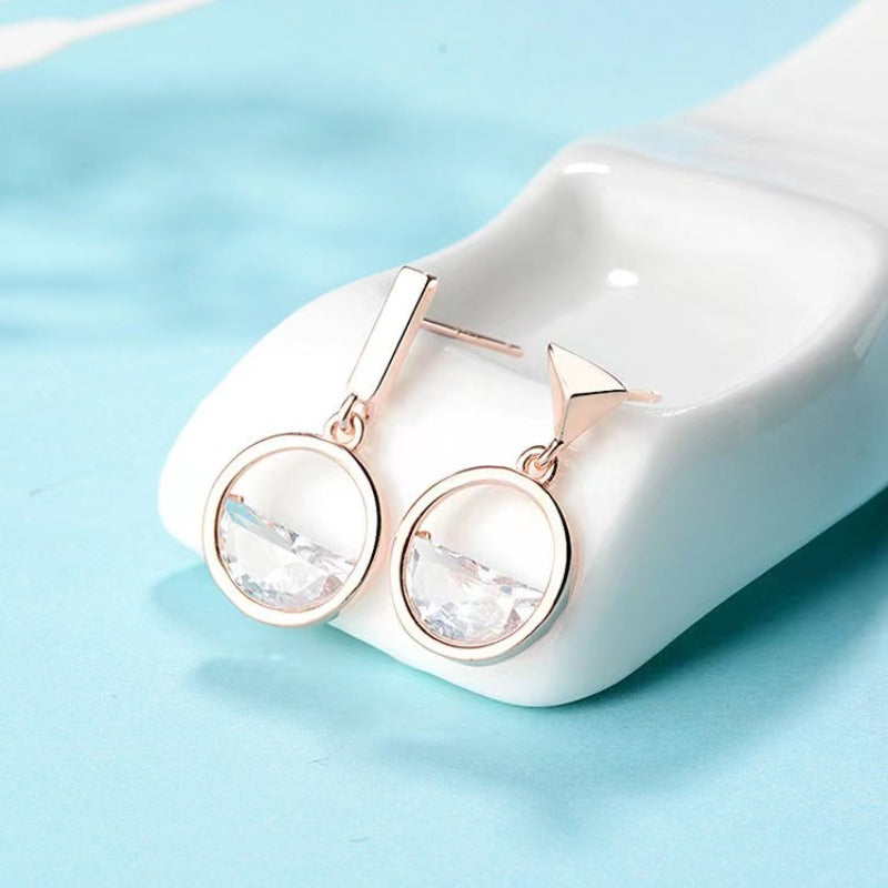 silver pearl studs
