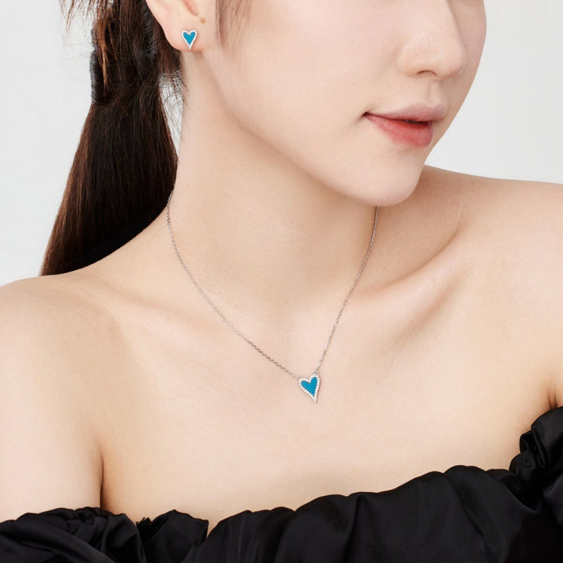 Bohemian Style Heart with CZ Accents

