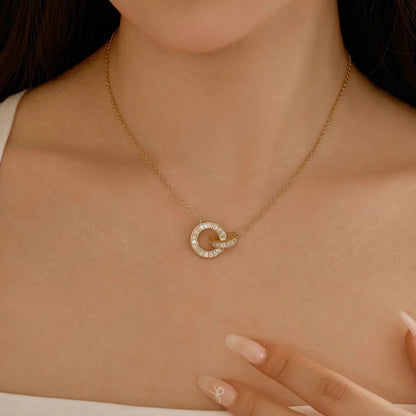 Classic Double Circle Pendant