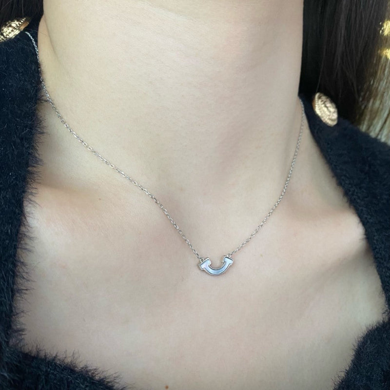 Chic Gold Tone Smile Charm

