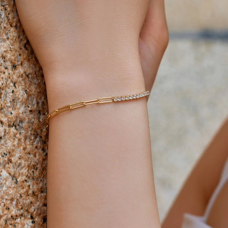 Shimmering Tennis Bracelet